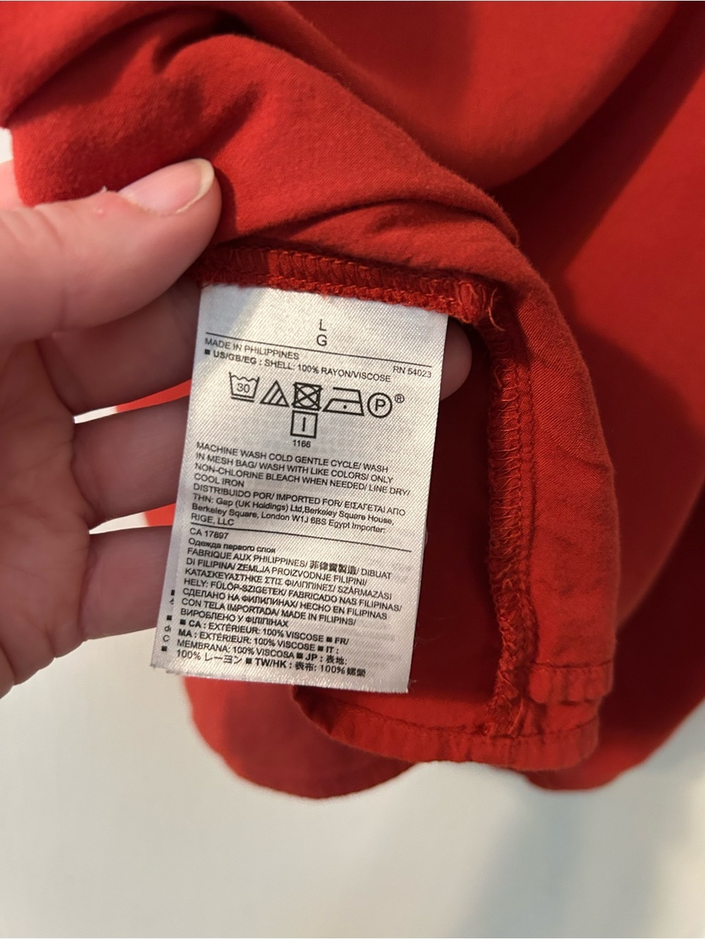 Banana Republic Tomato Red Camisole with Ladder Trim Detail - Picture 5 of 5